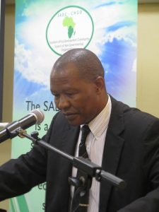 The Executive Director of SADC –CNGO Boichoko Ditlhake